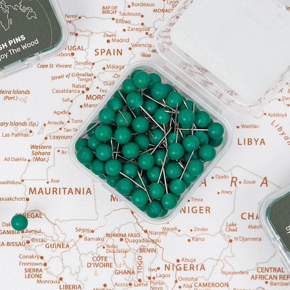 Canvas Push Pins - Green - SJB-DIAMOND ELITES
