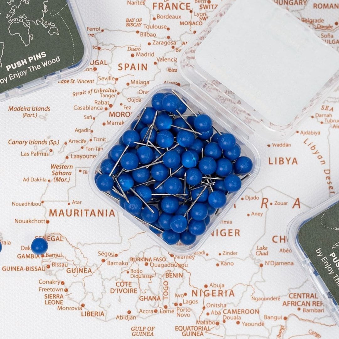 Canvas Push Pins - Blue - SJB-DIAMOND ELITES