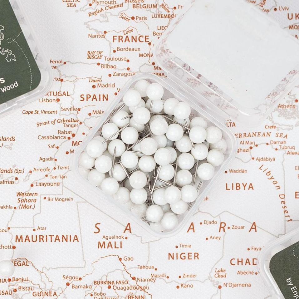 Canvas Push Pins - White - SJB-DIAMOND ELITES