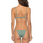 Push Up Bikini Set Swimsuits High Waist Swimwear Women Ribbed Bathing Suits Brazilian Bikinis Swimsuit for Women  Bottom Triangle Bikinis Top Bathing Suit Stevvex