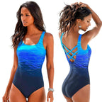 Push Up Swimwear Back One-piece Beach Bathing Suit Colorful Print One Piece Women Swimsuit  Women's Plunge Bathing Suit Strappy Mesh One Piece Swimsuit Tummy Control Swimwear