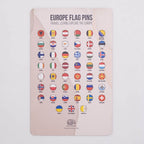 Europe Flag Pins Enjoy The Wood
