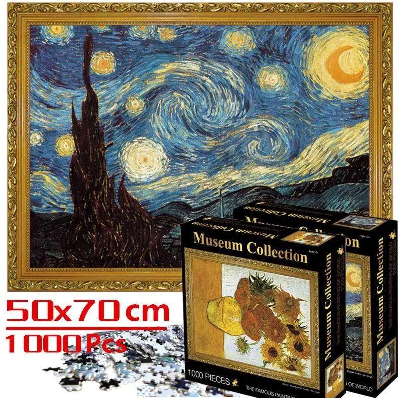 puzzles 1000 pieces Assembling picture Landscape puzzles toys for adults games educational Montessori Toys - SJB-DIAMOND ELITES