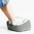 PVC Footrest Pillow Inflatable Portable Foot Rest Plush Pillow Cushion Travel Plane Train Office Home Leg Feet Relaxing Tool Inflatable Foot Rest Pillow for Travel Kids Adults Airplane Travel Pillow Adjustable Height Cushions Stevvex