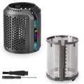 Magnetic Hair Dryer Filter + Inner Filter Cover Replacement for Dyson Supersonic HD01 HD03 HD08 HD15 Hair Dryer Attachment Hair Dryer Strainer Filter Spare Parts(Gray) Lootquake LLC