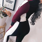 2019 Color Block Casual Sportswear Set for Fall/Winter Pi-Mart