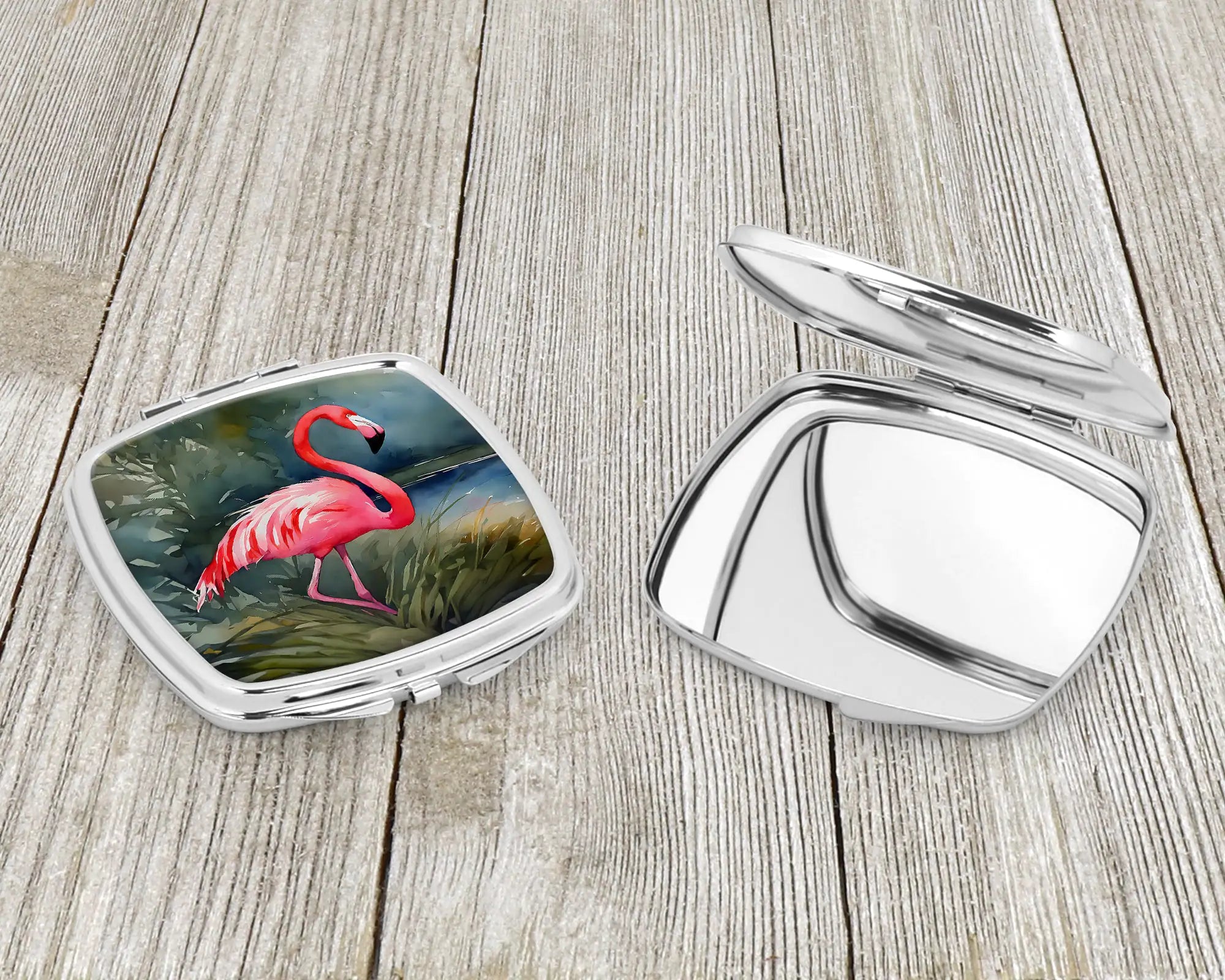 Flamingo Compact Mirror Pi-Mart