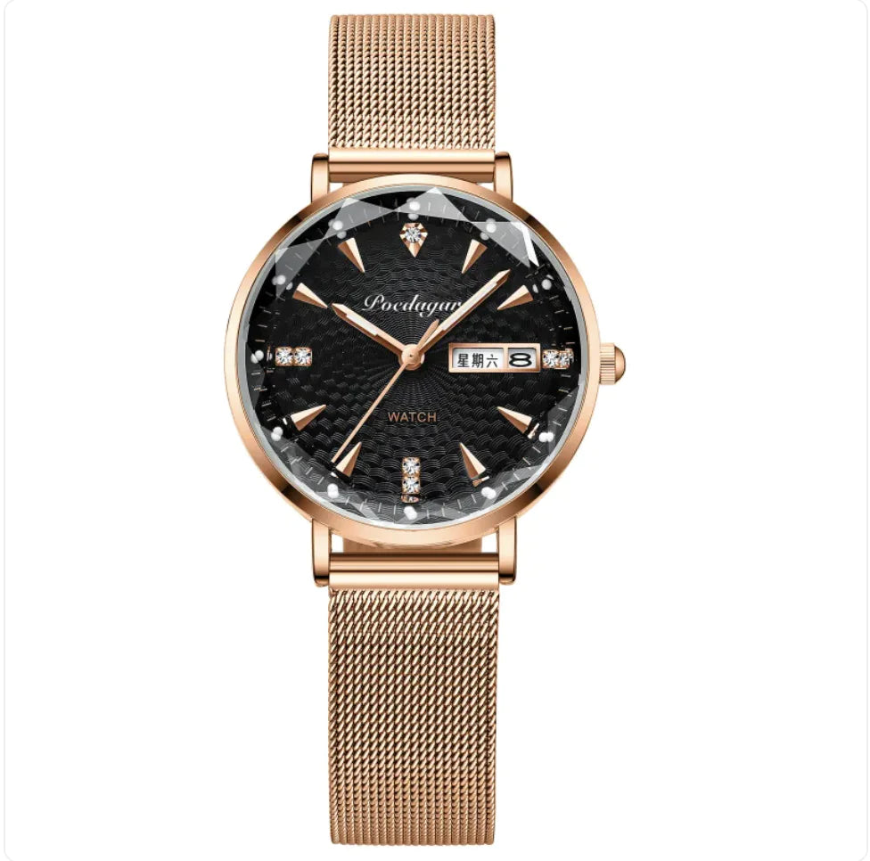 Women’s Double Calendar Quartz Watch Pi-Mart