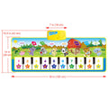 Multifunctional Music Piano Mat for Kids, Green Pi-Mart