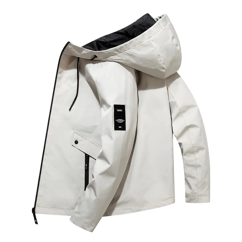 Men's Casual Lightweight Hooded Jacket for Spring/Fall Pi-Mart
