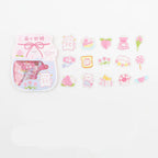 Cute Cartoon Animal & Fruit PVC Sticker Pack (45 pcs) Pi-Mart