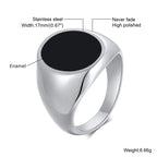 Black Oval Ring