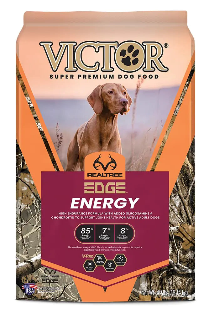 Victor Super Premium Dog Food – Realtree Edge Energy Dry Dog Food for Highly Active Dogs – Gluten Free Dog Food with Glucosamine and Chondroitin for Hip and Joint Health 40 Lb Lootquake LLC