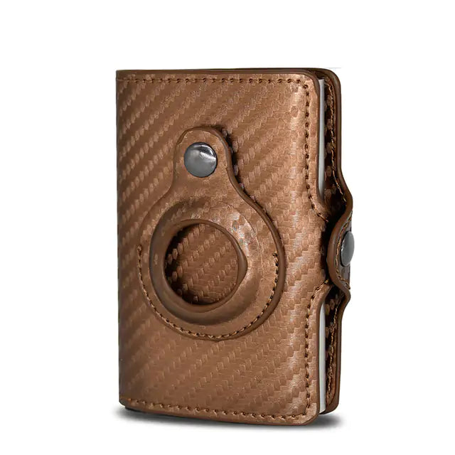 Airtag Money Bag Leather Pi-Mart