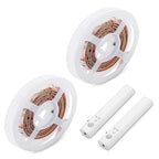 Motion Sensor LED Light Strips for Wardrobe, Bathroom, Stairs (6.5 feet) Pi-Mart