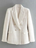 Women Blazer Breasted Pi-Mart