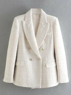 Women Blazer Breasted Pi-Mart