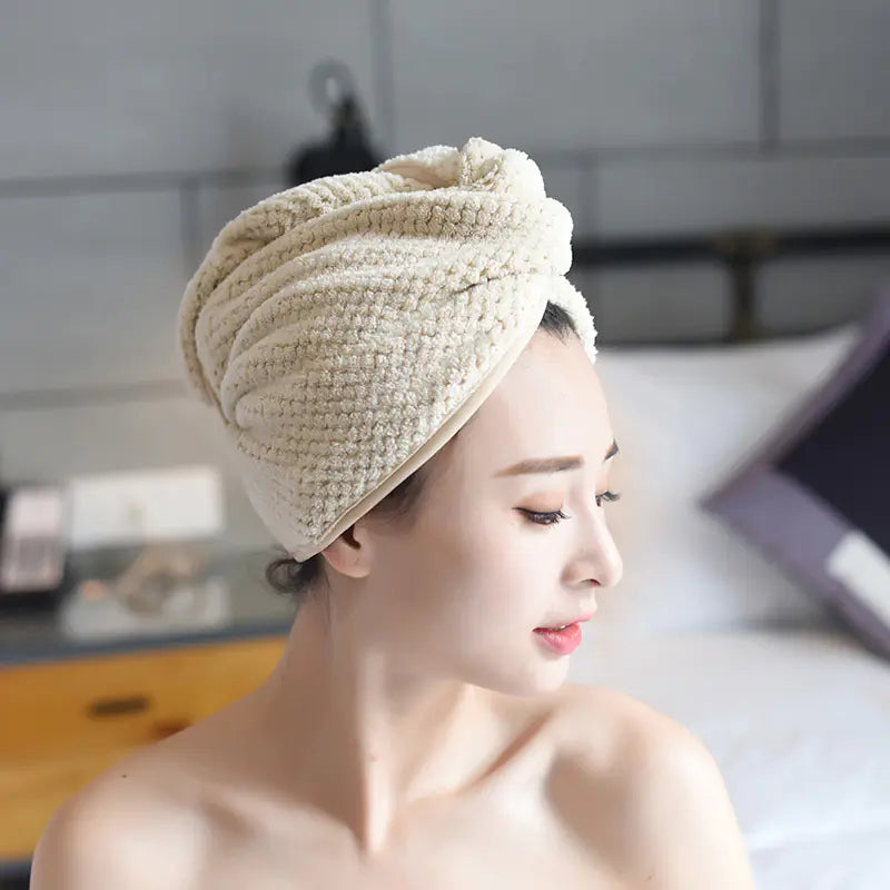 SwiftDry Hair Towel Wrap Pi-Mart