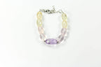 Quartz Stone Bracelet Rose Amethyst Citrine Adjustable