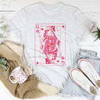 Queen Card Tee Peachy Sunday