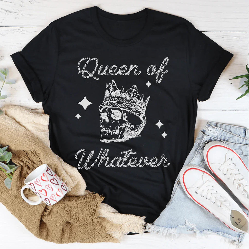 Queen Of Whatever Tee Peachy Sunday