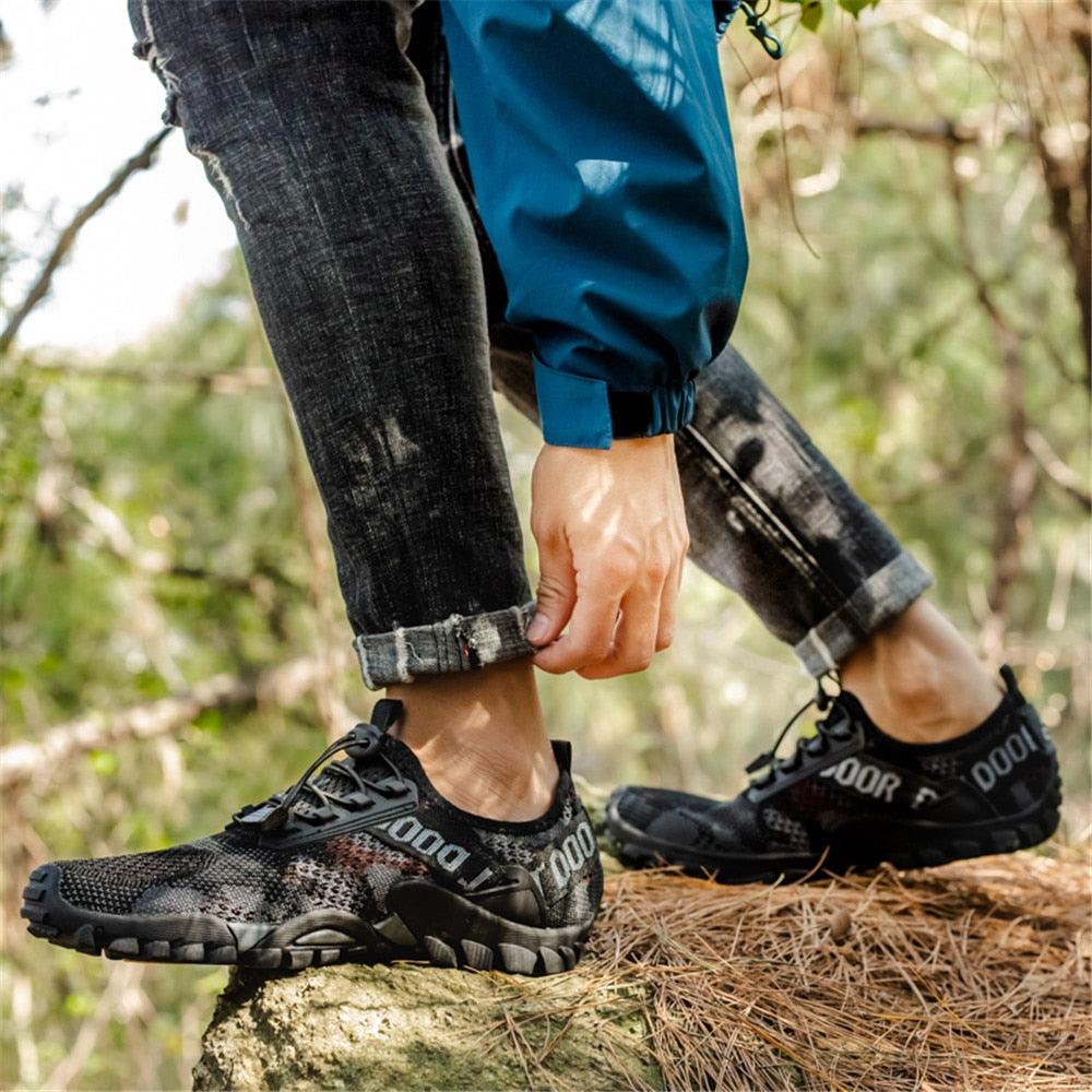 Quick Dry Men Sneakers Slip On Upstream Shoes Water Hiking Beach Surfing Shoes Sandals Barefoot Beach Sneakers Swim Boating Fishing Yoga Gym Stevvex