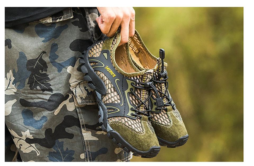 Quick Dry Men Sneakers Slip On Upstream Shoes Water Hiking Beach Surfing Shoes Sandals Barefoot Beach Sneakers Swim Boating Fishing Yoga Gym Stevvex