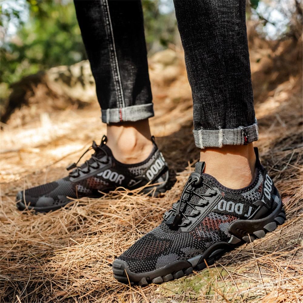 Quick Dry Men Sneakers Slip On Upstream Shoes Water Hiking Beach Surfing Shoes Sandals Barefoot Beach Sneakers Swim Boating Fishing Yoga Gym Stevvex