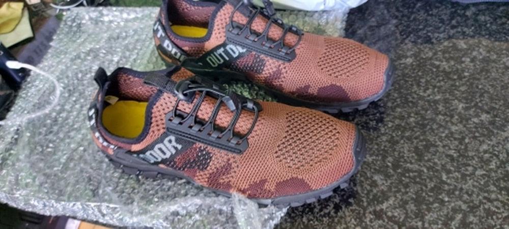 Quick Dry Men Sneakers Slip On Upstream Shoes Water Hiking Beach Surfing Shoes Sandals Barefoot Beach Sneakers Swim Boating Fishing Yoga Gym Stevvex
