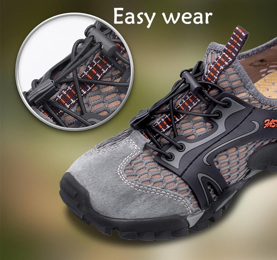 Quick Dry Men Sneakers Slip On Upstream Shoes Water Hiking Beach Surfing Shoes Sandals Barefoot Beach Sneakers Swim Boating Fishing Yoga Gym Stevvex
