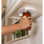 Quick Unique Design V-Shape Multi-function Lid Jar Opener Under Cabinet Professional Cans Fits Any Sizes Useful Kitchen Gadget