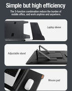 3 in 1 Laptop Sleeve Bag Pi-Mart