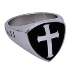R2 Shield Cross Ring KingdomWear