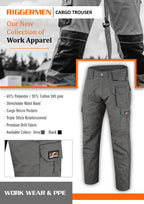 Riggermen Tactical Work Pants for Men - Durable Casual Trousers with Holster Pockets for Outdoor and Work Use - SJB-DIAMOND ELITES