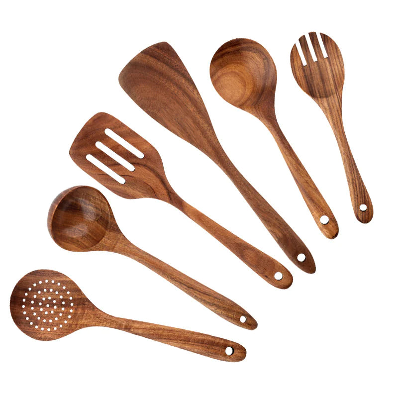 Culinary Essentials Wooden Spatulas Pi-Mart