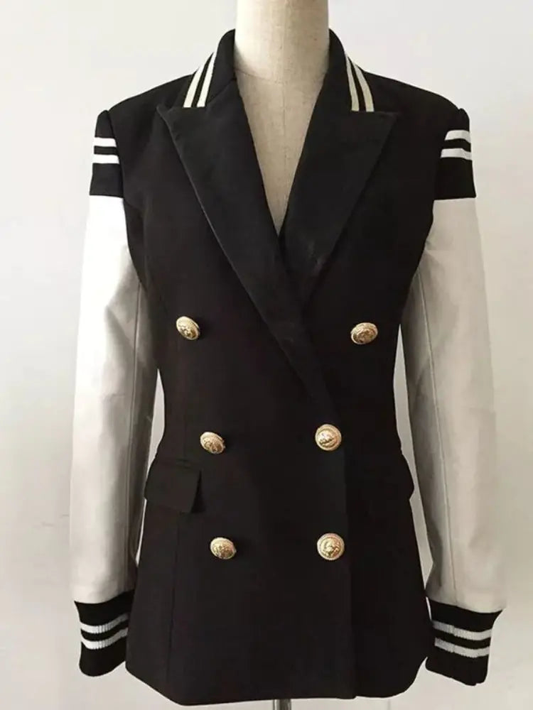 Leather Blazer Jacket Pi-Mart