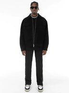 Boxy Suede Jacket Pi-Mart