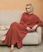 Abaya Long Sleeve Dress for Women