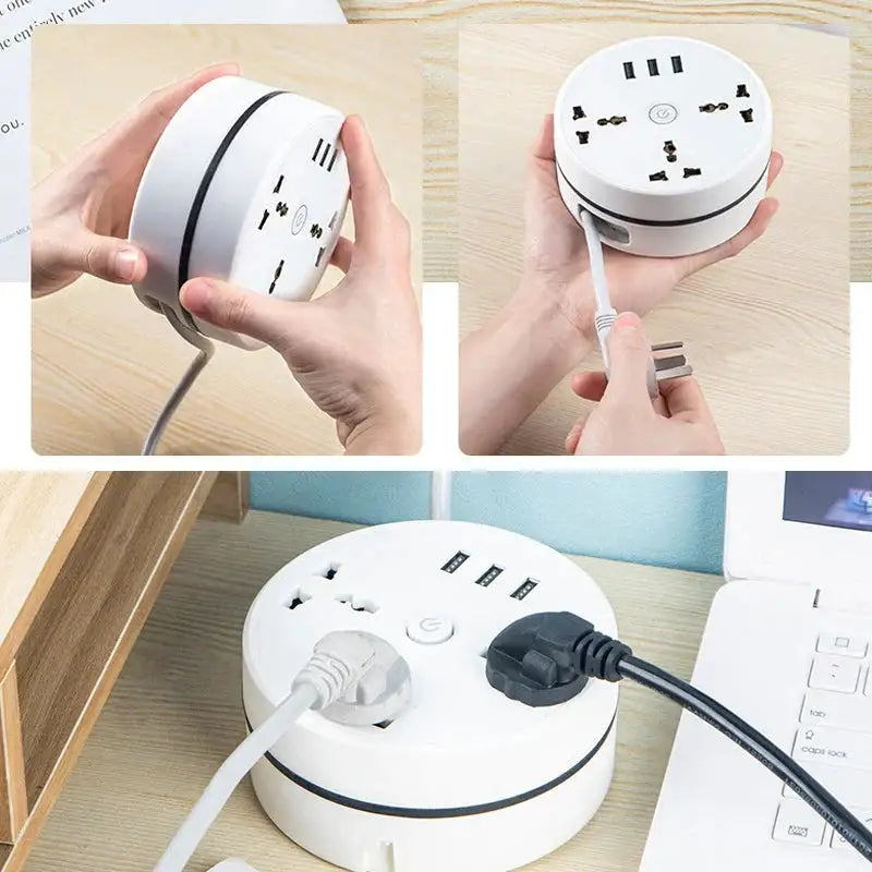 Universal Power Strip Extension Cord Pi-Mart