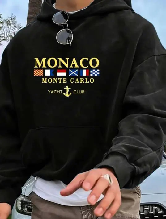 Oversize Loose Casual Hoodies For Men Pi-Mart