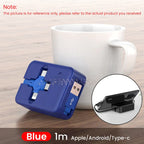 Indestructible 4 in 1 Ultra Turbo Retractable Charger - SmartCharger Pi-Mart