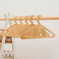 Pack of 10 Kid's Wooden Hangers - SJB-DIAMOND ELITES