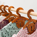 Pack of 10 Kid's Wooden Hangers - SJB-DIAMOND ELITES