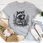 Racoon Tee Peachy Sunday