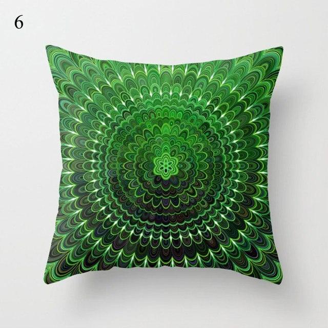 Rainbow Pillowcase Colorful Pillow Covers Cushion Cover Rainbow Throw Pillow Case Cushion Covers Abstract Swirl Rainbow Blue Green Red Bright Colors Wave Blend Throw Pillow Covers Stevvex