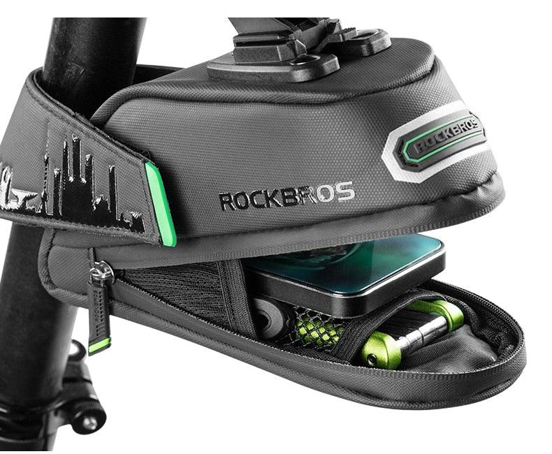Rainproof Bicycle Bag Shock Proof Bike Bag For Reflective Large Capacity Seat Bike Bag Accessories Bag Seat Bag Bike Bag Under Seat Bicycle Bag Cycling Accessories Storage Pouch Bike For Mountain Road Bike Stevvex