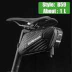 Rainproof Bicycle Bag Shock Proof Bike Bag For Reflective Large Capacity Seat Bike Bag Accessories Bag Seat Bag Bike Bag Under Seat Bicycle Bag Cycling Accessories Storage Pouch Bike For Mountain Road Bike Stevvex
