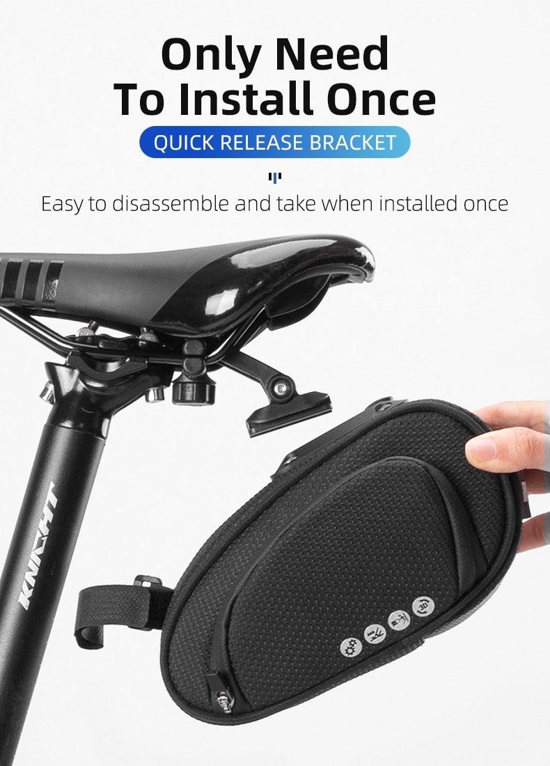 Rainproof Bicycle Bag Shock Proof Bike Bag For Reflective Large Capacity Seat Bike Bag Accessories Bag Seat Bag Bike Bag Under Seat Bicycle Bag Cycling Accessories Storage Pouch Bike For Mountain Road Bike Stevvex