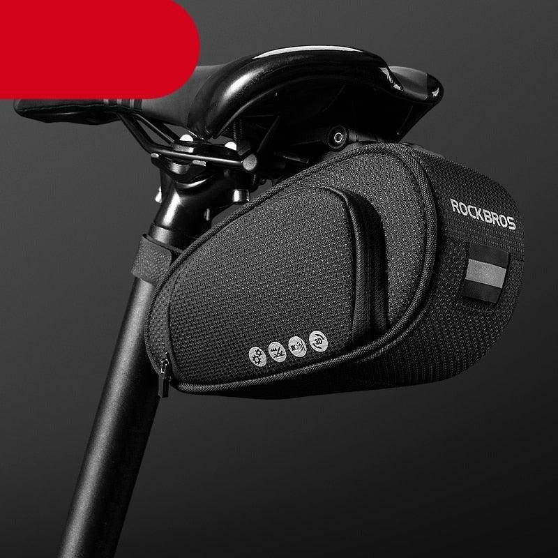 Rainproof Bicycle Bag Shock Proof Bike Bag For Reflective Large Capacity Seat Bike Bag Accessories Bag Seat Bag Bike Bag Under Seat Bicycle Bag Cycling Accessories Storage Pouch Bike For Mountain Road Bike Stevvex