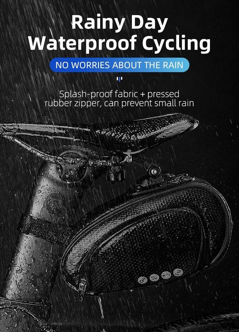 Rainproof Bicycle Bag Shock Proof Bike Bag For Reflective Large Capacity Seat Bike Bag Accessories Bag Seat Bag Bike Bag Under Seat Bicycle Bag Cycling Accessories Storage Pouch Bike For Mountain Road Bike Stevvex